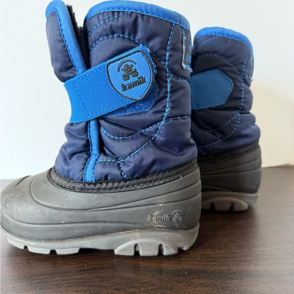 Kamik Kids' Navy and Black Snow Boots - Picture 2 of 4